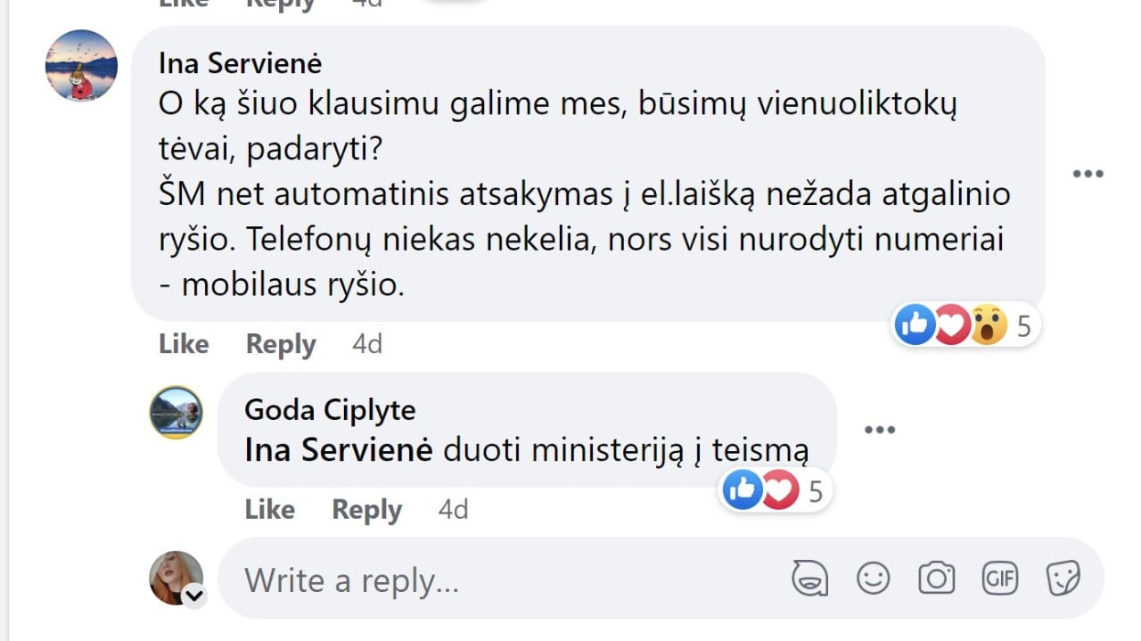 komentaras