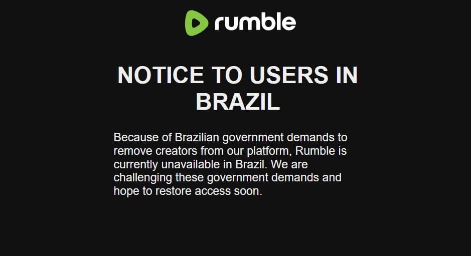 „Rumble“ Brazilijoje