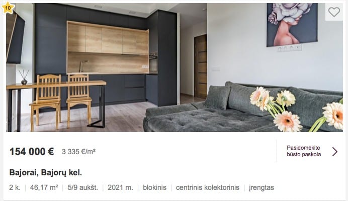 Butai Vilniuje