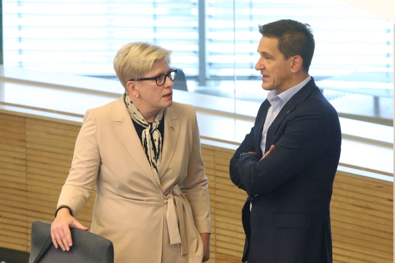 Premjerė ir energetikos ministras