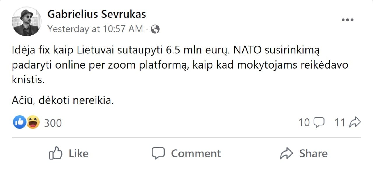 komentaras