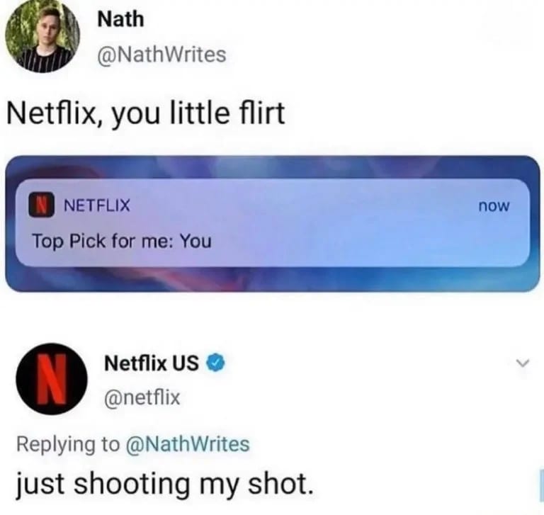 „Netflix“ flirtas