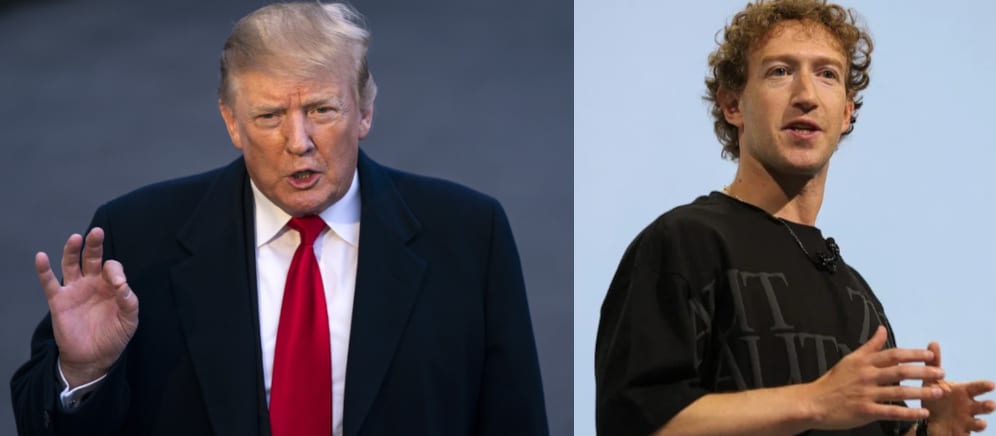 Trumpas ir Zuckerbergas