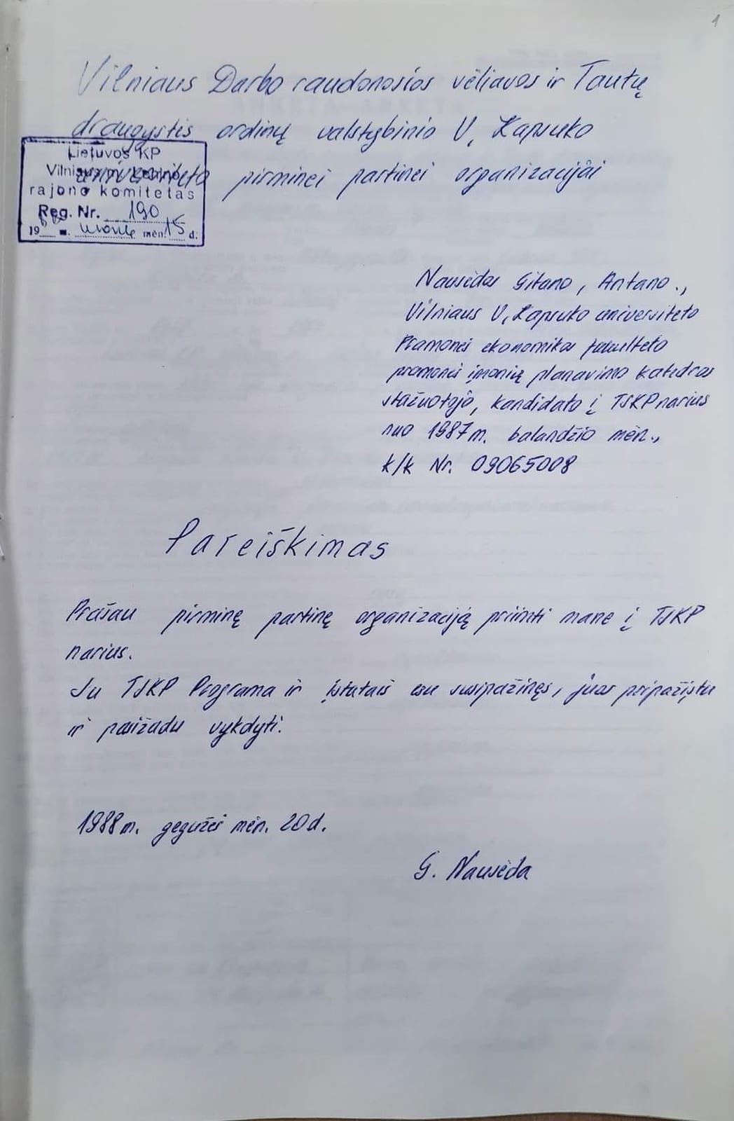 Pareiškimas
