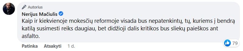 N. Mačiulio komentaras