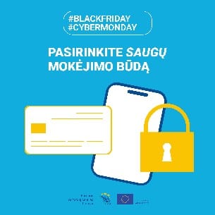 Pasirinkite saugų mokėjimo būdą