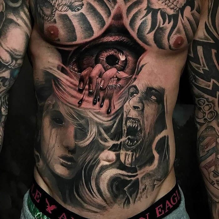 Siaubo filmų tatuiruotė