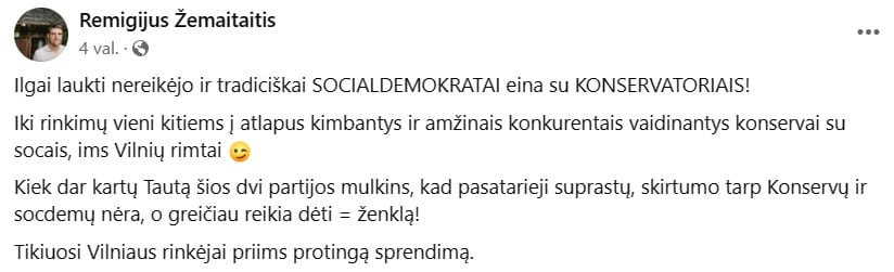 R. Žemaitaičio pasisakymas
