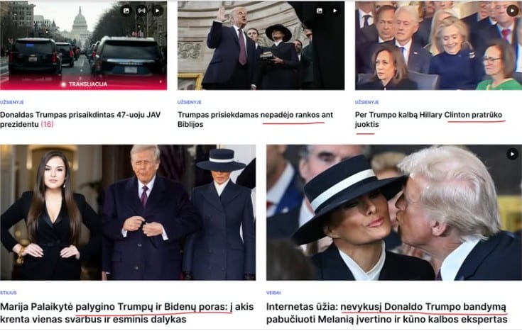 Inauguracijos dalyvių įvaizdžio kementavimas