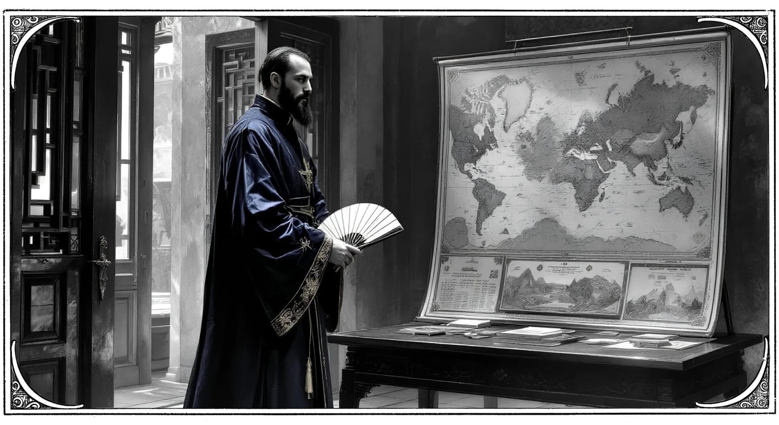 Matteo Ricci Kinijoje. Iliustracija iš knygos 