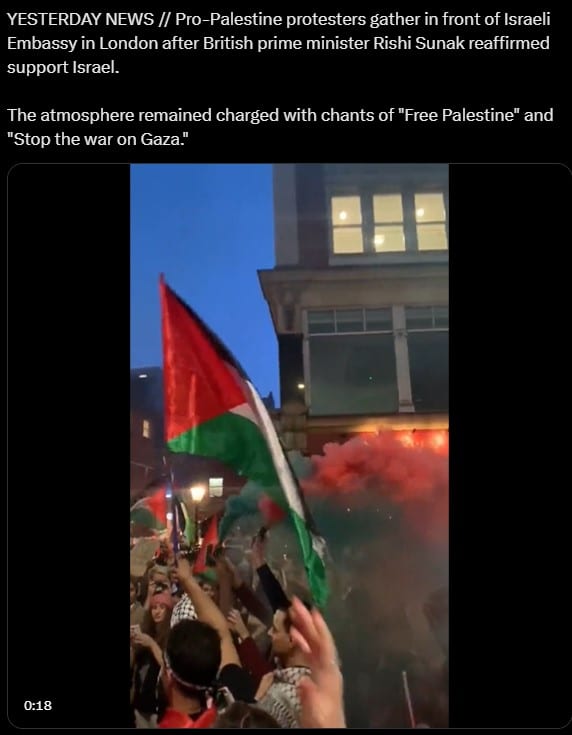 Palaikymas Palestinai