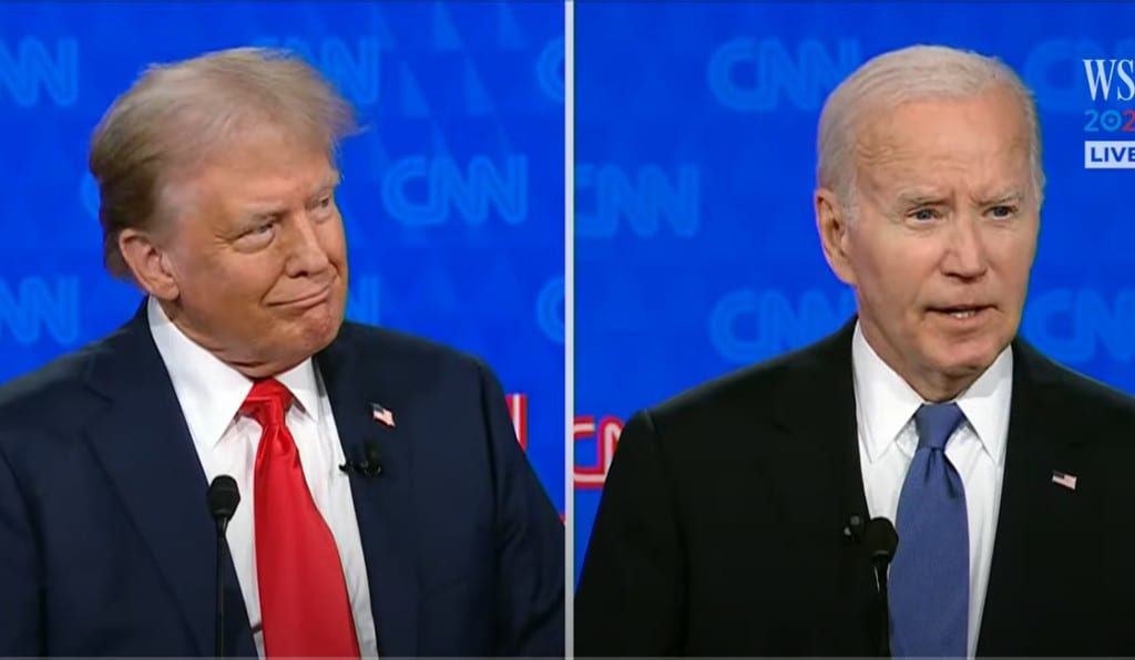 D. Trumpo ir J. Bideno debatai