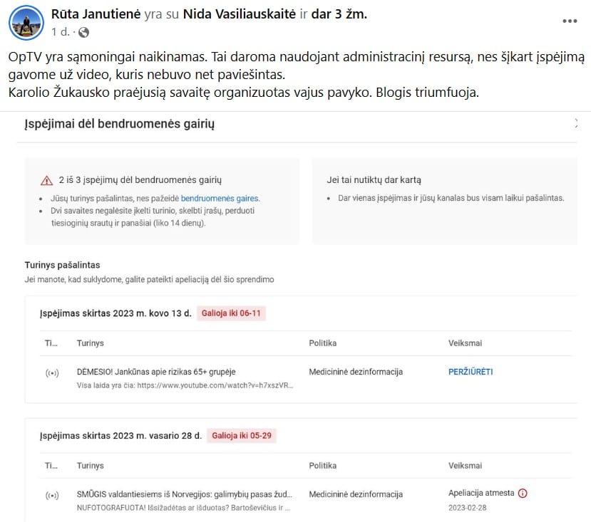 R. Janutienės pasisakymas