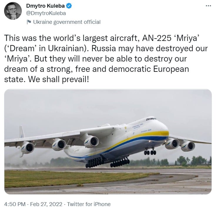 Antanov An–225 sunaikinimas