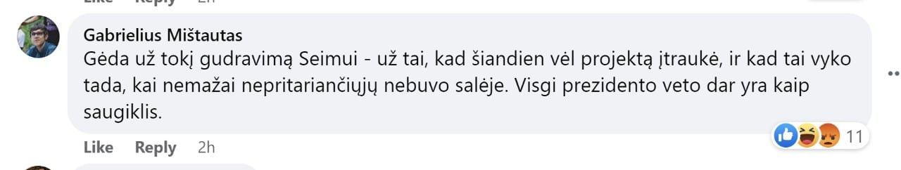 komentaras