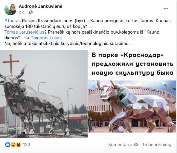 Feisbuko įrašas