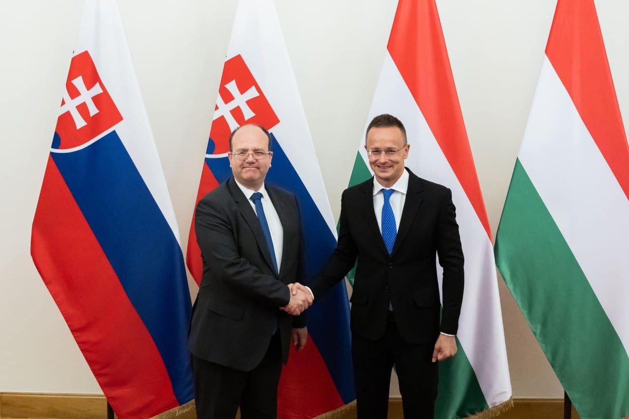 Slokavijos ir Vengrijos ministrai