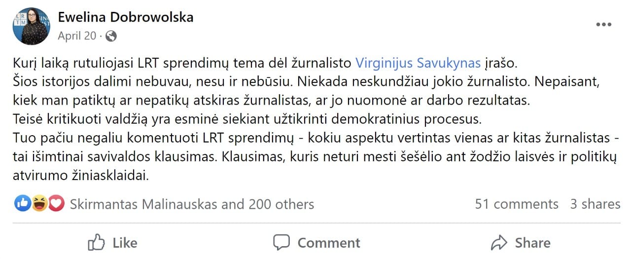 komentaras