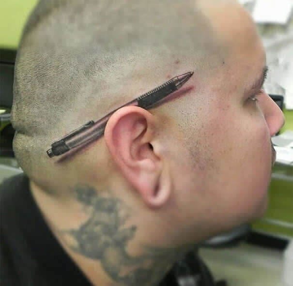 Rašiklio tatuiruotė