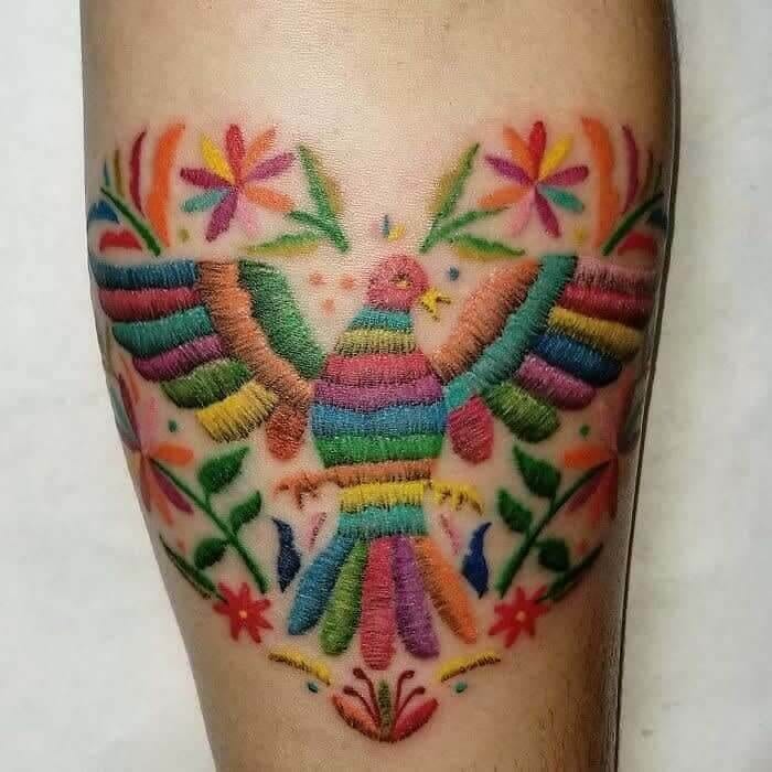 Išsiuvinėta tatuiruotė