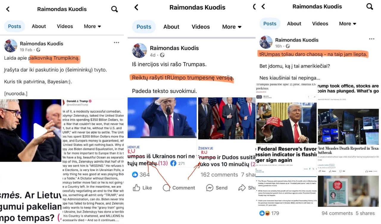 R. Kuodžio pasisakymai