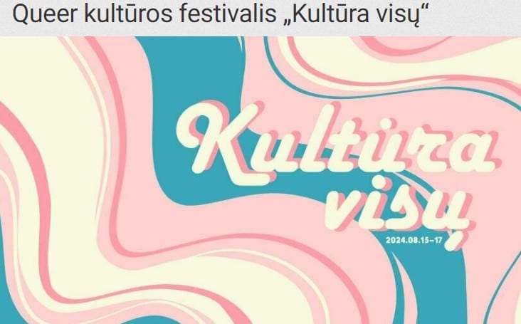 Queer kultūros festivalis „Kultūra visų“
