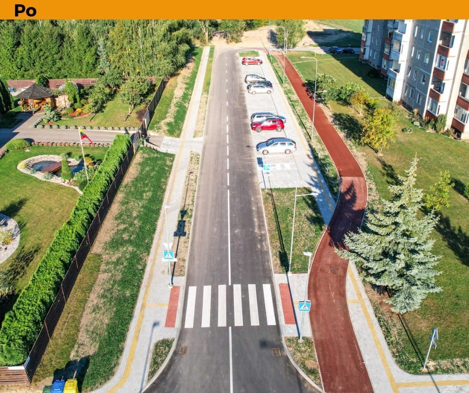 Balsupių gatvės vaizdas